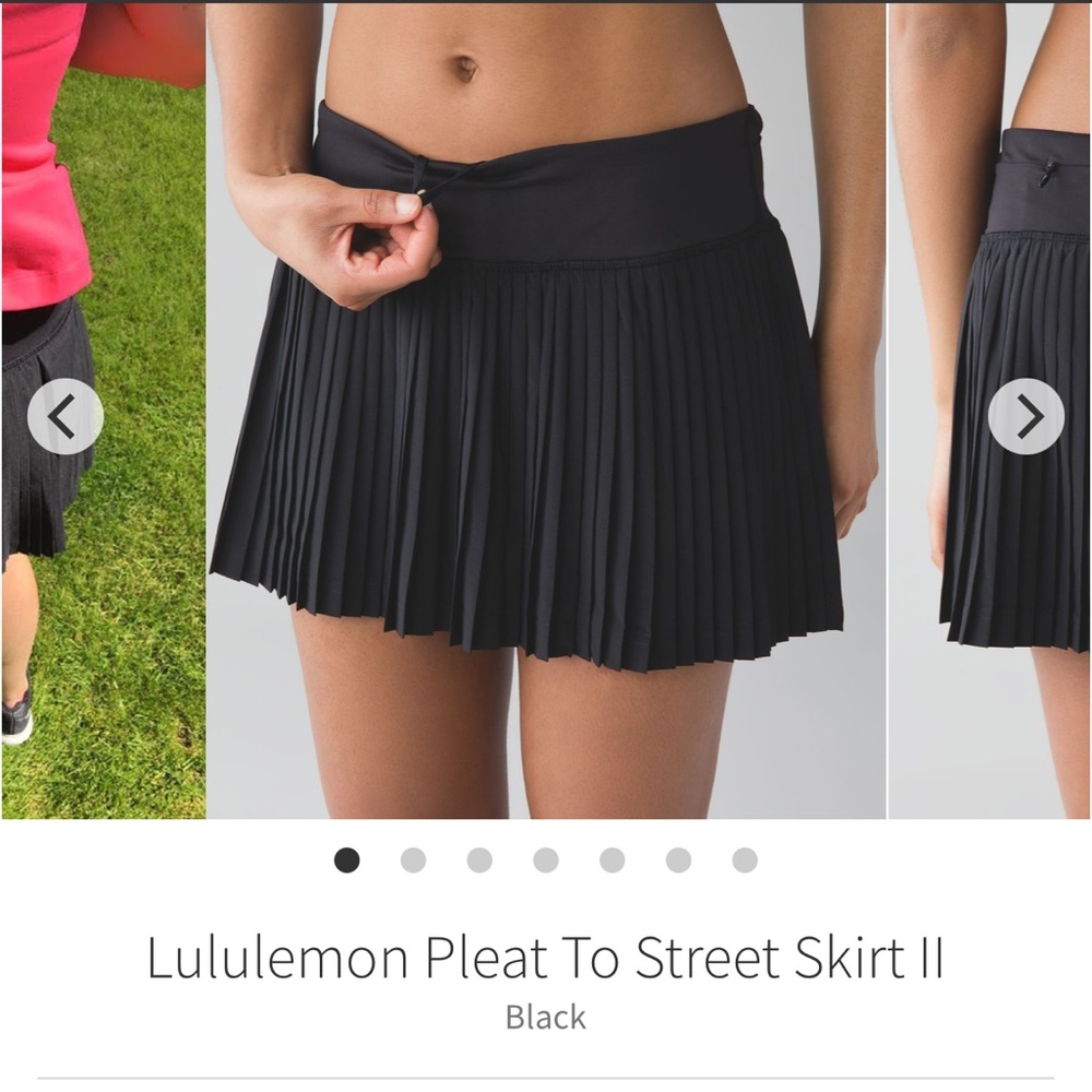Lululemon pleat to street skirt